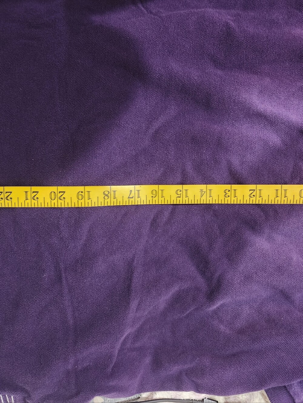 Ralph Lauren Purple Polo with White Diagonal Stripe and Green WALES. S-M - Picture 7 of 7